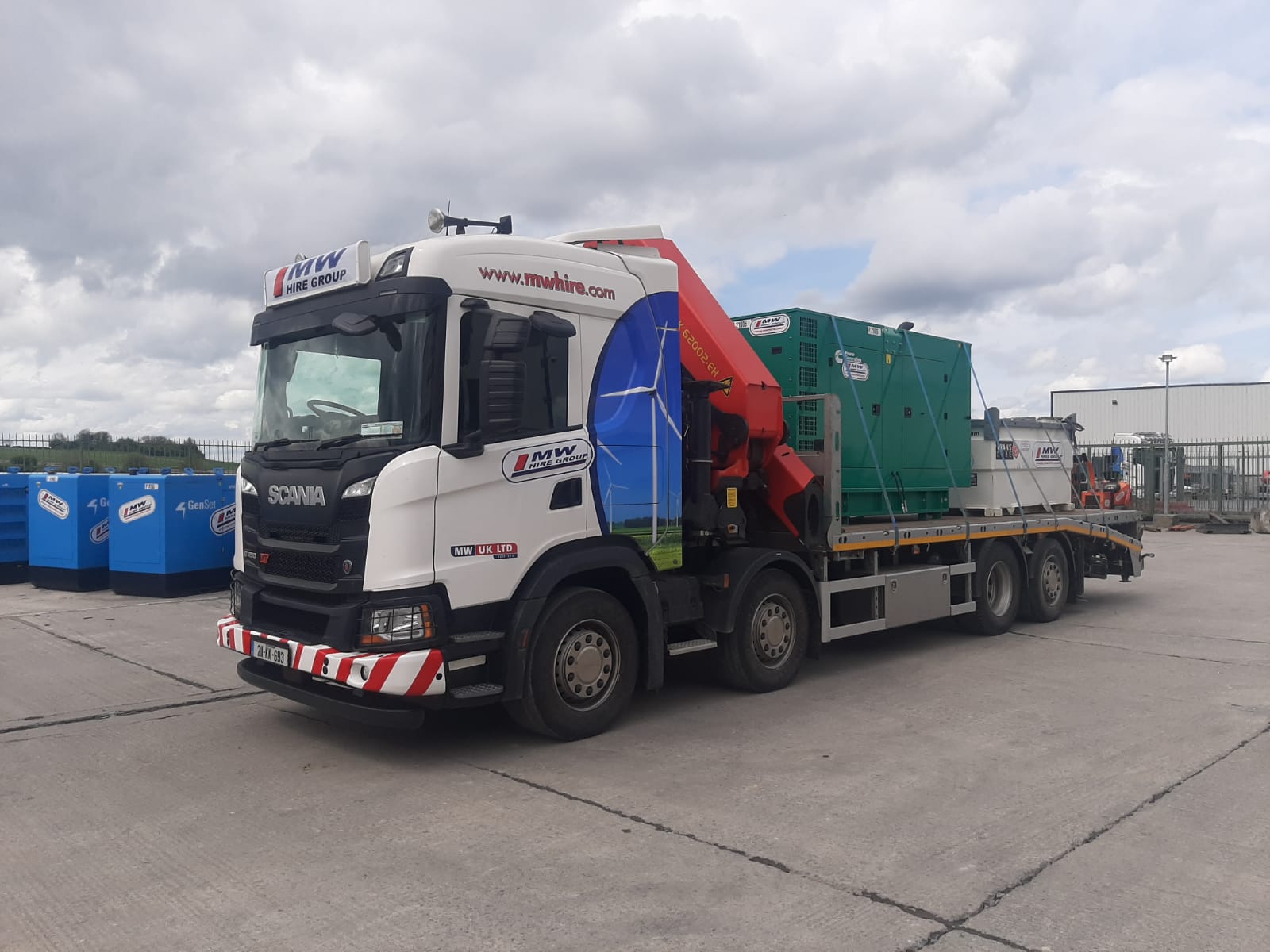 New Cummins 150KVA, HGI 6KVA & a used 2,000L Western Fuel Tank SOLD to a customer in Portlaoise Co. Laois